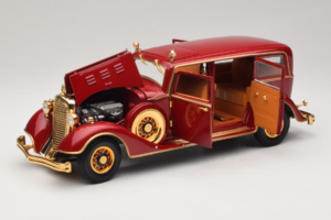 Cadillac Deluxe Tudor Állami Limuzin Puji Kína Utolsó Császára Sun Star 1:18 4100 Fém – 2. kép a 9-ből