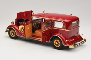 Cadillac Deluxe Tudor Állami Limuzin Puji Kína Utolsó Császára Sun Star 1:18 4100 Fém – 5. kép a 9-ből