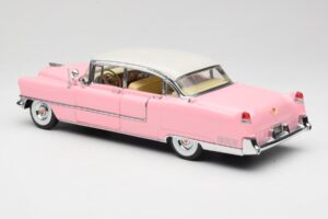 Cadillac Fleetwood Elvis Presley Rózsaszín MRC 1:18 LIC1000 Fém – 7. kép a 8-ből