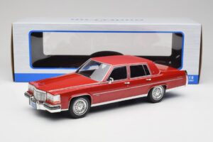 Cadillac Fleetwood Brougham Sötétvörös Metál MCG 1:18 MCG18251 Fém – 6. kép a 6-ből