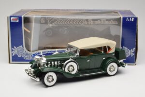 Cadillac Sport Phaeton Zöld Anson 1:18 30383 Fém – 9. kép a 9-ből