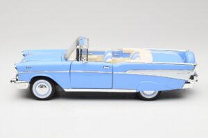 Chevrolet Bel Air Kabrió Kék Road Signature 1:18 55/1/0863 Fém – 4. kép a 8-ből