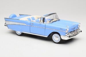 Chevrolet Bel Air Kabrió Kék Road Signature 1:18 55/1/0863 Fém – 6. kép a 8-ből