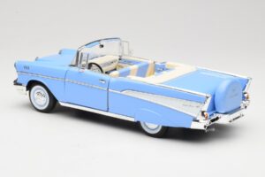 Chevrolet Bel Air Kabrió Kék Road Signature 1:18 55/1/0863 Fém – 7. kép a 8-ből