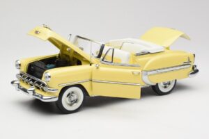 Chevrolet Bel Air Kabrió Sárga Sun Star 1:18 1712 Fém – 2. kép a 8-ből