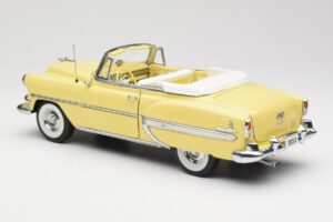 Chevrolet Bel Air Kabrió Sárga Sun Star 1:18 1712 Fém – 7. kép a 8-ből