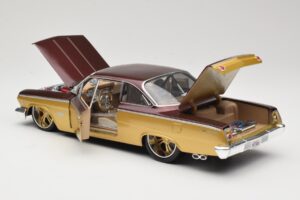 Chevrolet Bel Air Arany & Barna Maisto 1:18 31064 Fém – 5. kép a 8-ből