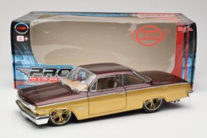 Chevrolet Bel Air Arany & Barna Maisto 1:18 31064 Fém – 8. kép a 8-ből