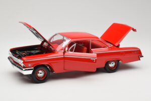 Chevrolet Bel Air Piros Maisto 1:18 31641 Fém – 2. kép a 8-ből