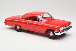 Chevrolet Bel Air Piros Maisto 1:18 31641 Fém – 6. kép a 8-ből