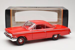 Chevrolet Bel Air Piros Maisto 1:18 31641 Fém – 8. kép a 8-ből
