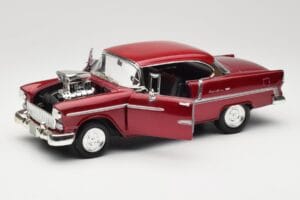 Chevrolet Bel Air Piros Motormax 1:18 73100TC-M1 Fém – 2. kép a 8-ből