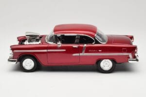 Chevrolet Bel Air Piros Motormax 1:18 73100TC-M1 Fém – 4. kép a 8-ből