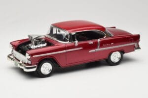 Chevrolet Bel Air Piros Motormax 1:18 73100TC-M1 Fém