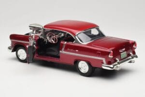 Chevrolet Bel Air Piros Motormax 1:18 73100TC-M1 Fém – 5. kép a 8-ből