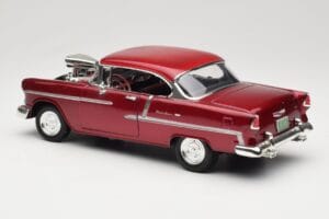 Chevrolet Bel Air Piros Motormax 1:18 73100TC-M1 Fém – 7. kép a 8-ből
