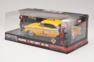Chevrolet Bel Air Taxi Deadpool Metals Diecast 1:24 30290 Fém – 3. kép a 3-ből