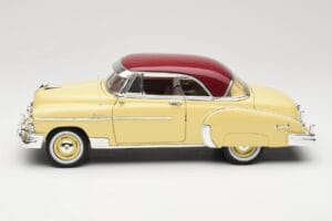 Chevrolet Bel Air Sárga & Piros Motormax 1:18 73111 Fém – 4. kép a 8-ből