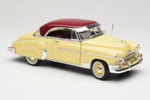 Chevrolet Bel Air Sárga & Piros Motormax 1:18 73111 Fém – 6. kép a 8-ből