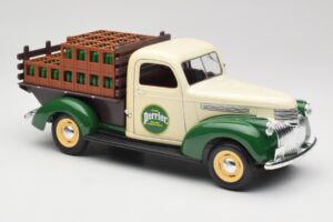 Chevrolet Brasseur Perrier Delivery Van Zöld Solido 1:18 203243 Fém – 6. kép a 8-ből