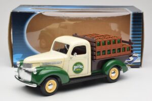 Chevrolet Brasseur Perrier Delivery Van Zöld Solido 1:18 203243 Fém – 8. kép a 8-ből