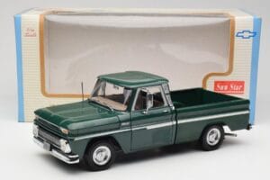 Chevrolet C-10 Zöld Sun Star 1:18 1360 Fém – 8. kép a 8-ből