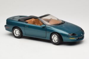 Chevrolet Camaro Z28 Kabrió Zöld American Muscle 1:18 7231D0 Fém – 6. kép a 8-ből