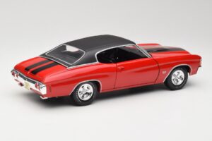 Chevrolet Chevelle SS 454 Piros Maisto 1:18 531892 Fém – 3. kép a 8-ből