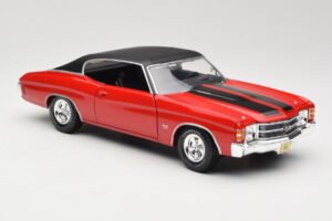 Chevrolet Chevelle SS 454 Piros Maisto 1:18 531892 Fém – 6. kép a 8-ből