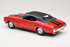 Chevrolet Chevelle SS 454 Piros Maisto 1:18 531892 Fém – 7. kép a 8-ből