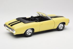 Chevrolet Chevelle SS 454 Sárga Maisto 1:18 531890 Fém – 3. kép a 8-ből