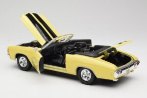 Chevrolet Chevelle SS 454 Sárga Maisto 1:18 531890 Fém – 5. kép a 8-ből