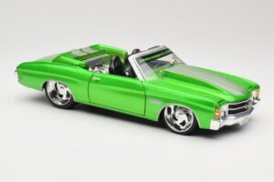 Chevrolet Chevelle SS Kabrió Zöld Maisto 1:18 31099 Fém – 6. kép a 8-ből