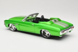 Chevrolet Chevelle SS Kabrió Zöld Maisto 1:18 31099 Fém – 7. kép a 8-ből