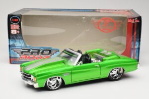 Chevrolet Chevelle SS Kabrió Zöld Maisto 1:18 31099 Fém – 8. kép a 8-ből