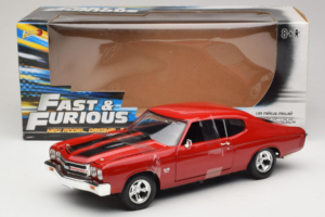 Chevrolet Chevelle SS Fast & Furious Piros Johnny Lightning 1:18 39578 Fém – 6. kép a 6-ből