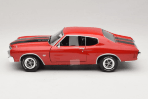 Chevrolet Chevelle SS Piros Jack Reacher Auto World 1:18 AWSS109/06 Fém – 4. kép a 8-ből