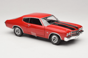 Chevrolet Chevelle SS Piros Jack Reacher Auto World 1:18 AWSS109/06 Fém – 6. kép a 8-ből