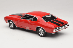 Chevrolet Chevelle SS Piros Jack Reacher Auto World 1:18 AWSS109/06 Fém – 7. kép a 8-ből