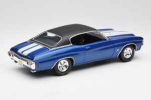 Chevrolet Chevelle SS 454 Kék Maisto 1:18 531886 Fém – 3. kép a 8-ből