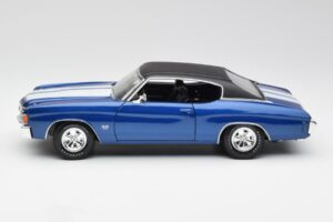 Chevrolet Chevelle SS 454 Kék Maisto 1:18 531886 Fém – 4. kép a 8-ből