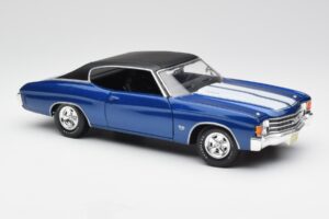 Chevrolet Chevelle SS 454 Kék Maisto 1:18 531886 Fém – 6. kép a 8-ből
