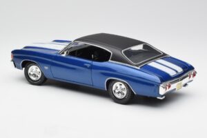 Chevrolet Chevelle SS 454 Kék Maisto 1:18 531886 Fém – 7. kép a 8-ből