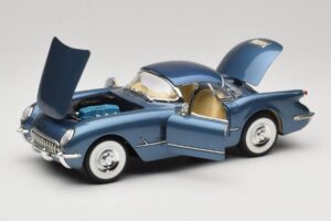 Chevrolet Corvette C1 Kék Mira 1:18 6105 Fém – 2. kép a 8-ből