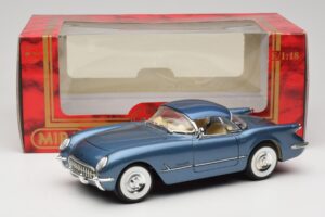 Chevrolet Corvette C1 Kék Mira 1:18 6105 Fém – 8. kép a 8-ből