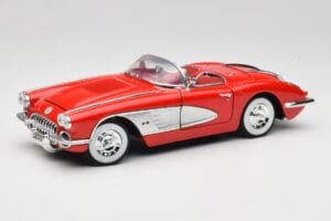 Chevrolet Corvette C1 Piros Motormax 1:18 73100TC Fém