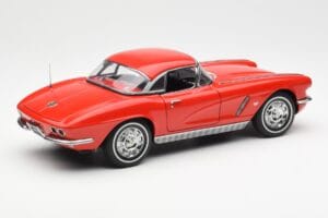 Chevrolet Corvette C1 Kabrió Roman Piros AUTOart 1:18 71102 Fém – 3. kép a 8-ből