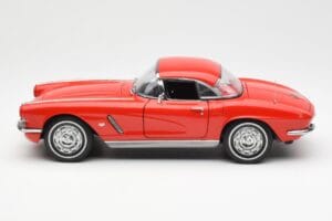 Chevrolet Corvette C1 Kabrió Roman Piros AUTOart 1:18 71102 Fém – 4. kép a 8-ből
