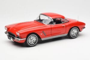 Chevrolet Corvette C1 Kabrió Roman Piros AUTOart 1:18 71102 Fém