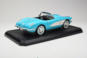 Chevrolet Corvette C1 Hard Top Kék Solido 1:12 1202-M1 Fém – 3. kép a 8-ből